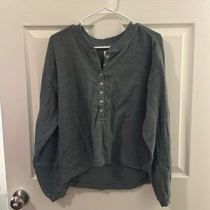 Aerie Henley light weight sweatshirt